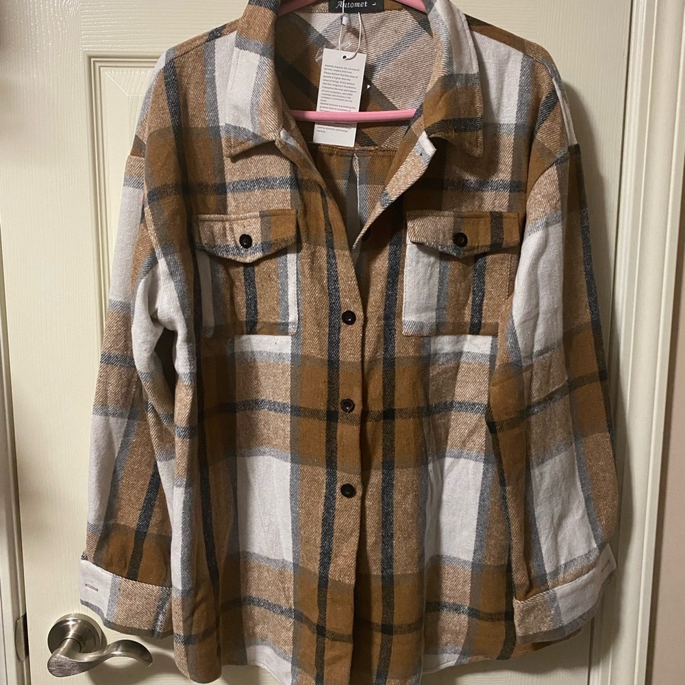 Large flannel shirt